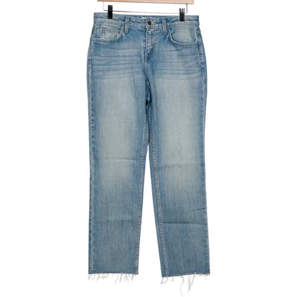 L’Agence Milana Slouchy Stovepipe Cropped Stright Raw Edge Hem Jean 25 - Picture 4 of 7